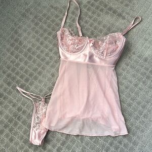 Pink Lingerie Set